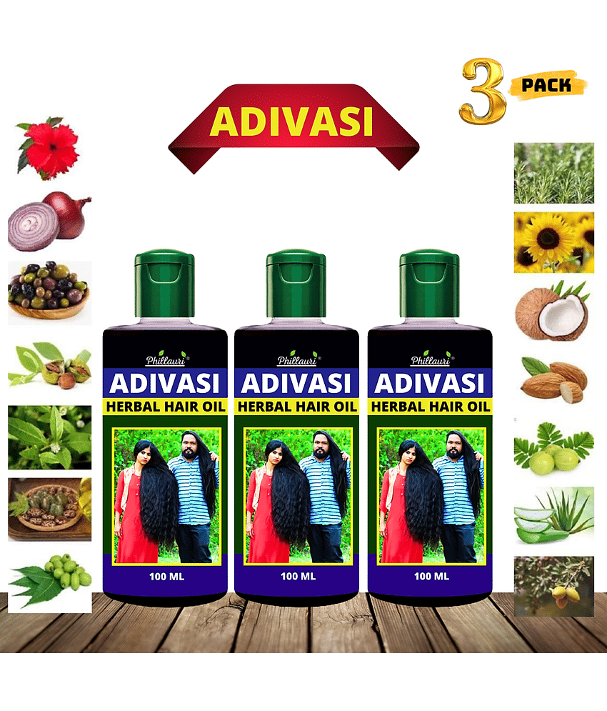Phillauri - Anti Hair Fall Bhringraj Oil 300 ml ( Pack of 3 )