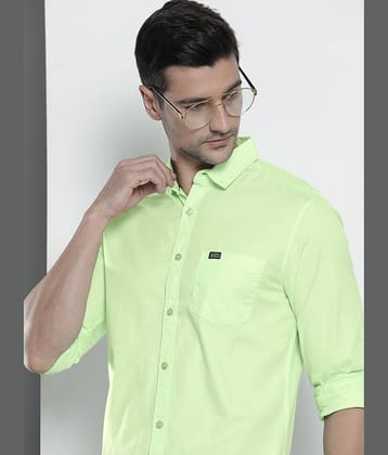 The Indian Garage Co Men Green Comfort Cotton Casual Shirt