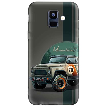 Funny Face Art 2 Samsung A6 Premium Embossed Mobile cover