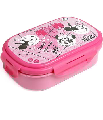 Gluman - Pink Stainless Steel Lunch Box ( Pack of 1 )