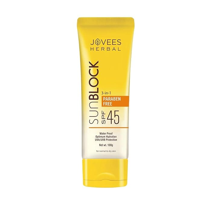 Jovees Spf 45 Sun Block 3 In 1 50 Gms