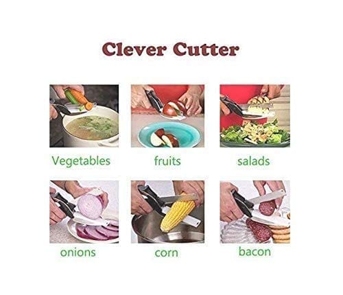 Stainless Steel Multi-Purpose Household and Kitchen Scissor, 2mm Thickness, Ergonomic Pack of 1 Multicolor