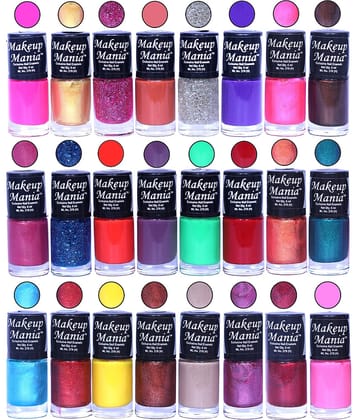 Makeup Mania Nail Polish Set of 24 Pcs, Nail Paint of 6ml each x 24 Pcs, MultiColor Set 88-94 (Combo of 24 Pcs)