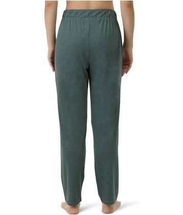 Amante Green Poly Cotton Women's Nightwear Pyjama ( Pack of 1 )