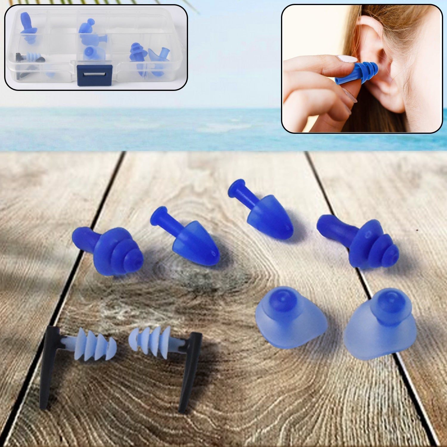 Safety Ultra Soft Foam Ear Plugs Reusable Ear Plugs for Sleeping, Travel (4 Pair)