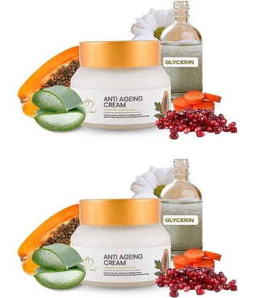 Looks United Anti Ageing Cream Pack Of 2 (50GM Each)