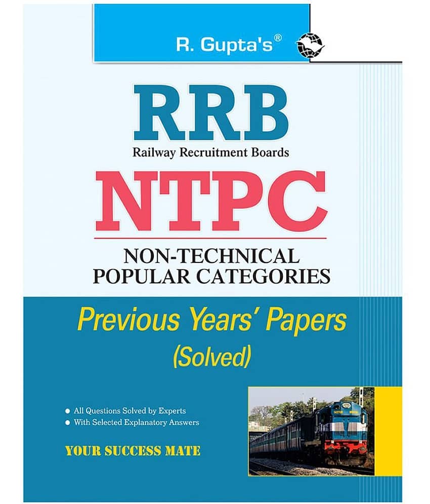 RRB : NTPC (1st Stage Exam) Previous Year's Papers (Solved)