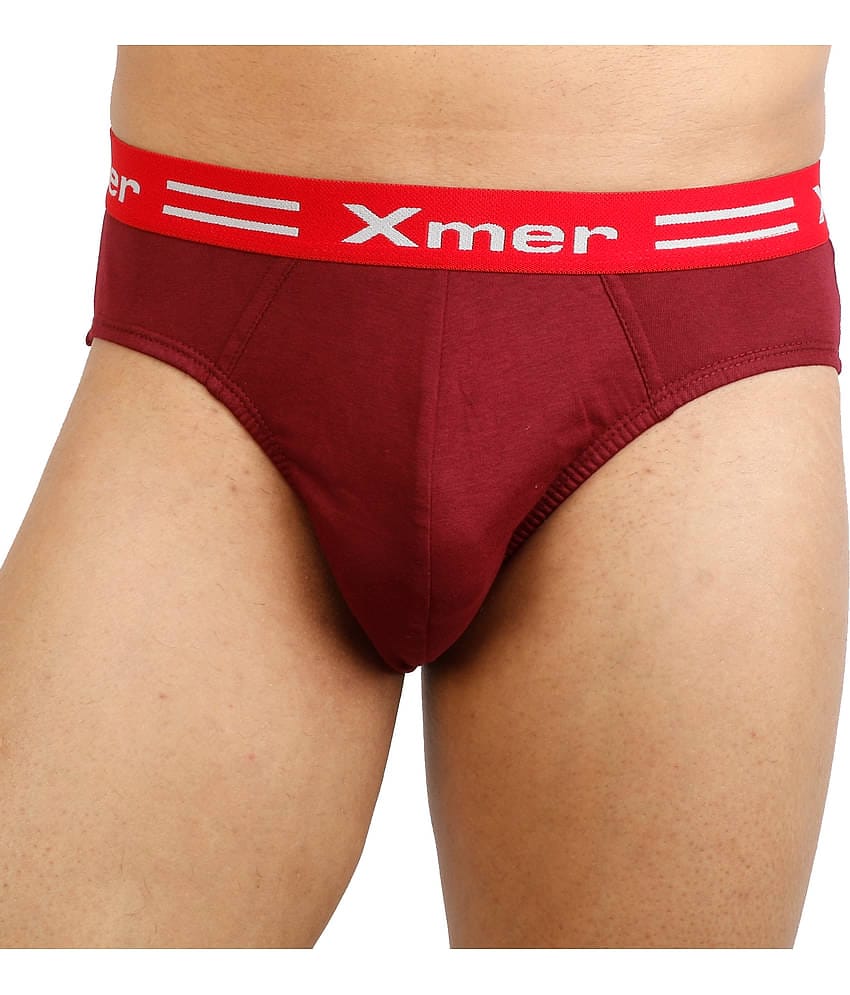 XMER Pack of 2 Cotton Briefs For Men's ( Multicolor )