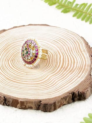 Kundan Finger Rings for Women and Girls