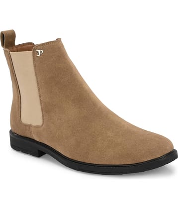 El Paso Beige Men's Casual Boots