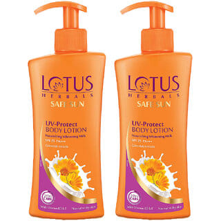 Lotus Herbals Safe Sun Uv Protect Body Lotion Spf 25 Pa+++  Moisturising, Broad Spectrum Protection250Ml ( Pack Of 2 )