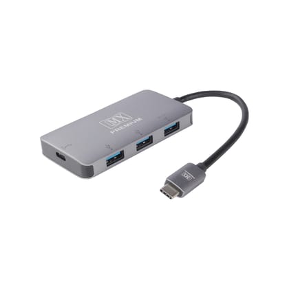MX Premium MXP-5114-U3C Type-C to USB 3.0×3/Type-C , Grey