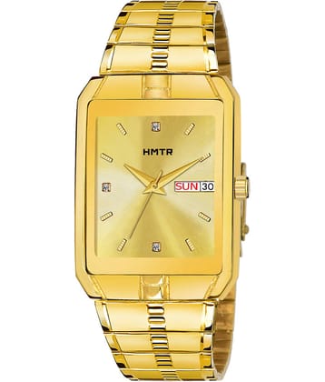 HMTr Gold Stainless Steel Analog Men's Watch