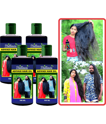 Phillauri Adivasi Ayurvedic Herbal Hair Oil - Dandruff Control - Hair Loss Control - Long Hair - For Women and Men (100 ml)