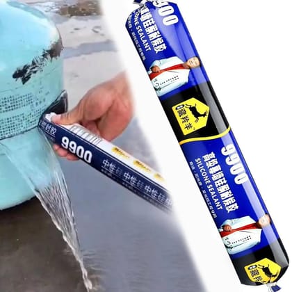 Waterproof Silicone Sealant Adhesive for Roof & Leakage Repair | Weather Resistant | For Concrete, Metal, Steel, Aluminum, Tiles & Water Tank | Flexible & Paintable 750gm