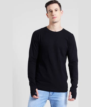 Rigo Pack of 1 Cotton Slim Fit Men's T-Shirt ( Black )