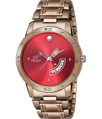 PIRASO Brown Stainless Steel Analog Men's Watch