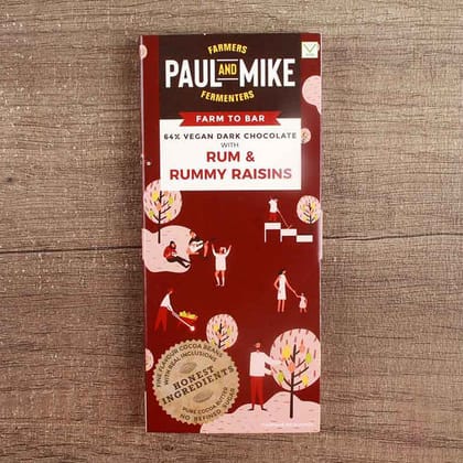 Paul & Mike Rum & Rummy Raisins, 68 gm