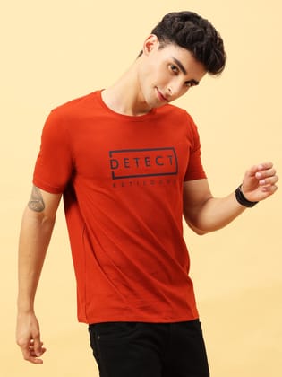 Detect Brick Red T-Shirt-XL