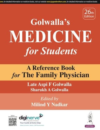 Golwalla's Medicine for Students: A Reference Book for The Family Physician