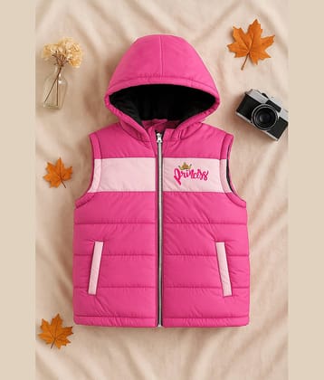 Trampoline Girls Polyester Quilted & Bomber Jacket For ( Pack of 1 , Multicolor )