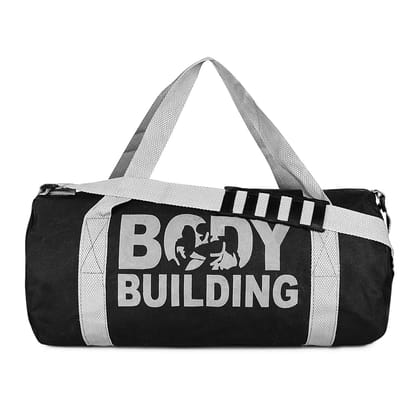 GROUPERS Bodybuilding Gym Bag for Men & Women | Sports Duffel Bag with Shoulder Strap & Carry Handles