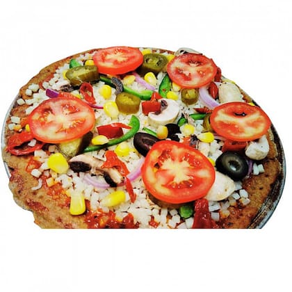 8 Toppings Pizza Medium ( Jowar & Bajra)