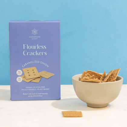Caramelized Onion Grain Free Crackers