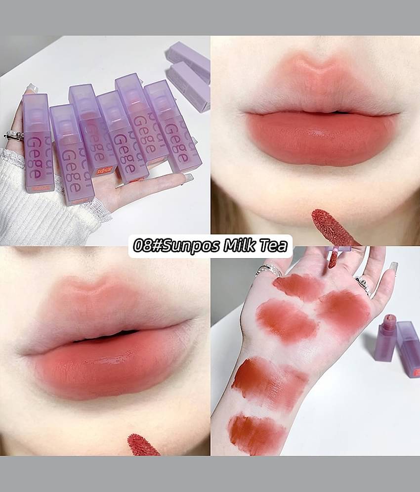 DAIMANPU Apple Red Matte Lipstick 12