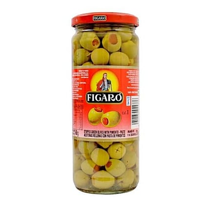 Figaro Olives - Stuffed With Pimiento Paste, 450 g