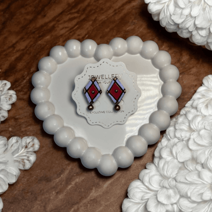 Diamond Charm Earrings