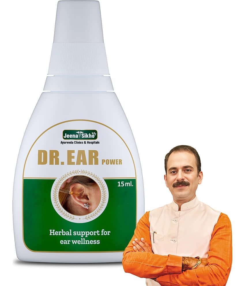 Jeena Sikho Herbal Ear Oil/Drops | With Natural Ingredients Honey, Adrak, and Saunf | 15ml