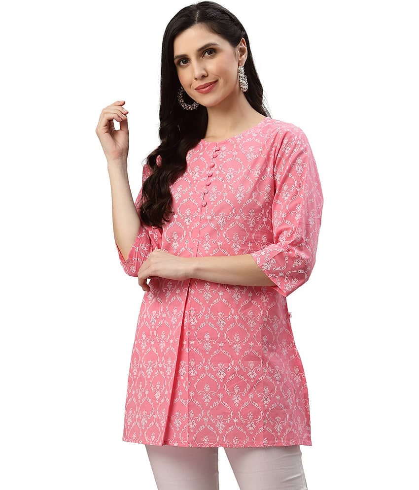 Cotton Short Kurti For Women (Pack of 1)