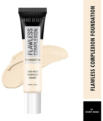 Swiss Beauty Flawless Complexion Foundation Cream Foundation Tan 40 g