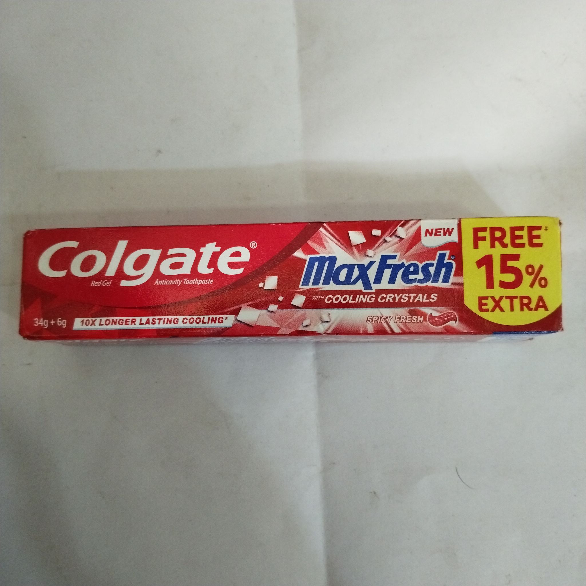 Colgate max fresh  Cooling crystals spicy fresh Anticavity toothpaste 