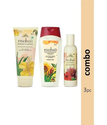 Sulfate Free Shampoo 200ml & Herbal Serum 100ml & Herbal Conditioner 200g