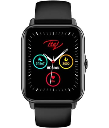 itel - 2ES Black Smart Watch