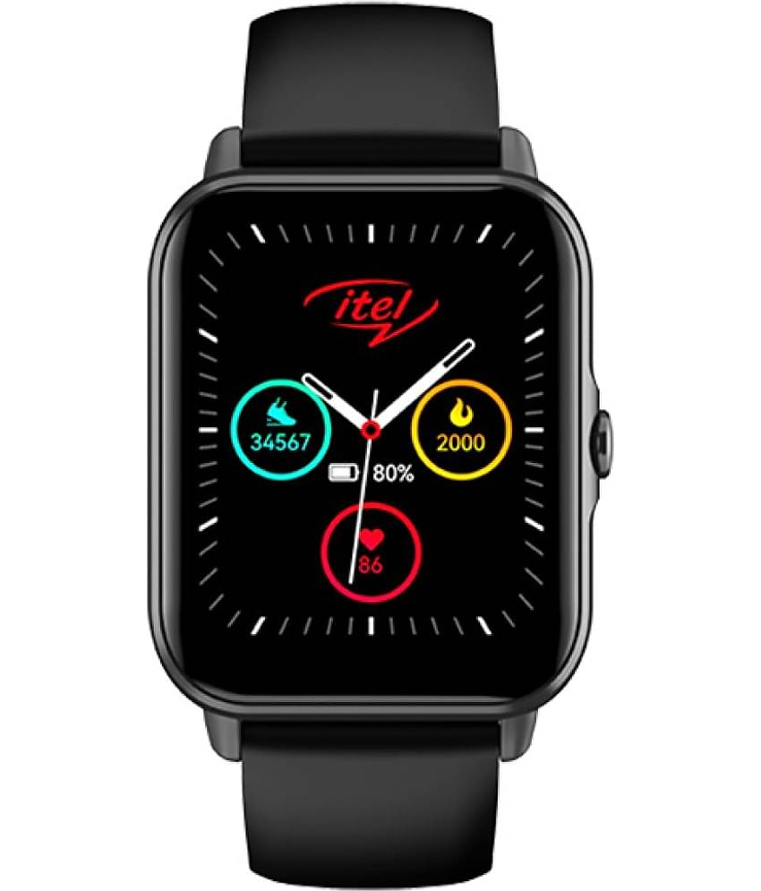 itel - 2ES Black Smart Watch