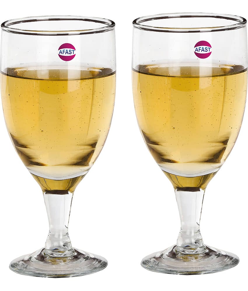 Somil Wine  Glasses Set,  180 ML - (Pack Of 2)