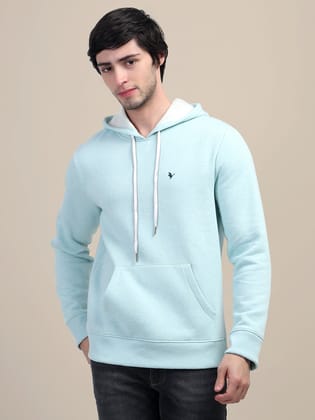 Amswan Men'S Aqua  Stylish And Comfort Fit Hoodie-S