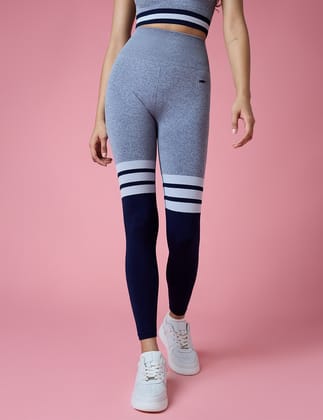 Turbo Striped Leggings-MIDNIGHT / S