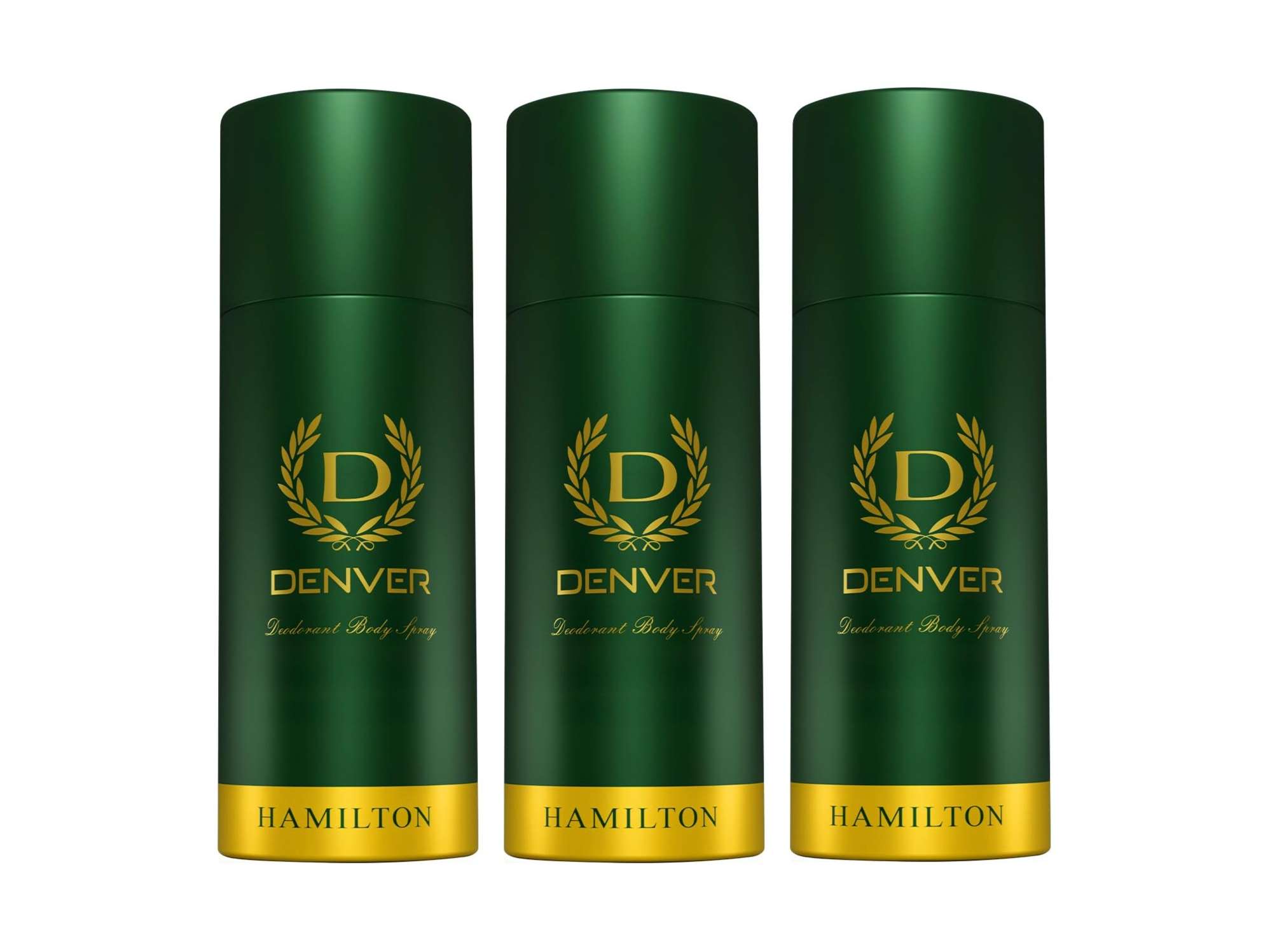 DENVER Hamilton Body Spray For Men - 540 ml (Pack of 3) - Long Lasting Deodorant Body Spray For Men