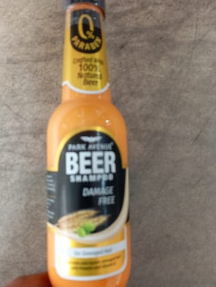 Park Avenue beer shampoo damage free for damaged hair 