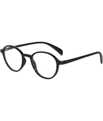 Peter Jones Black Round Spectacle Frame 6139B