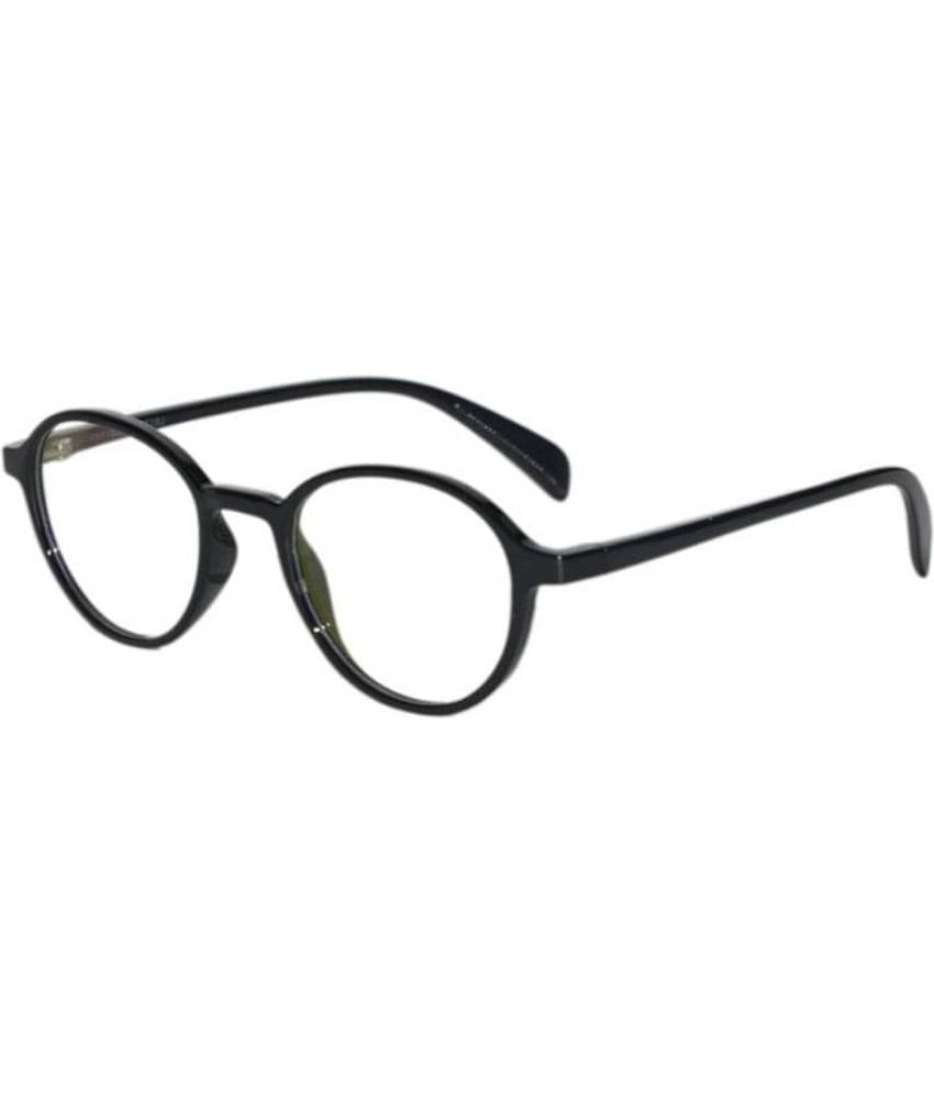 Peter Jones Black Round Spectacle Frame 6139B