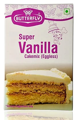 Butterfly Instant Cake Mix, 200 Grams (Vanilla)  by Butterfly Dessert Mixes and Bakery Needs.
