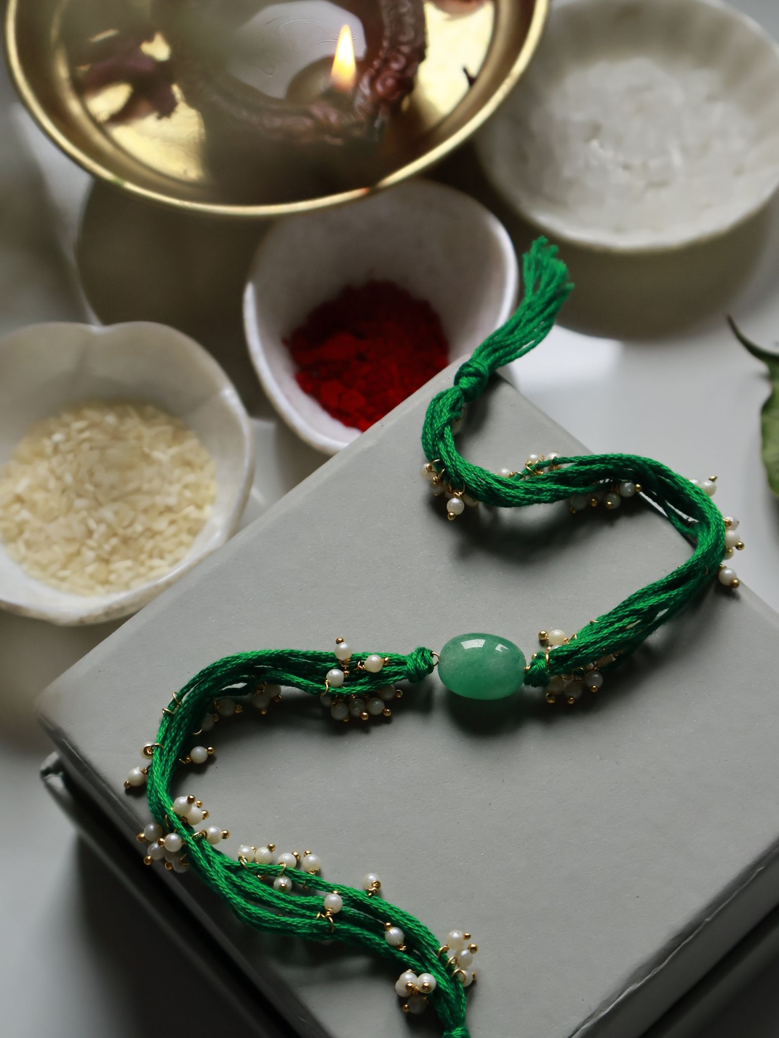 Garg Green Rakhi-Green