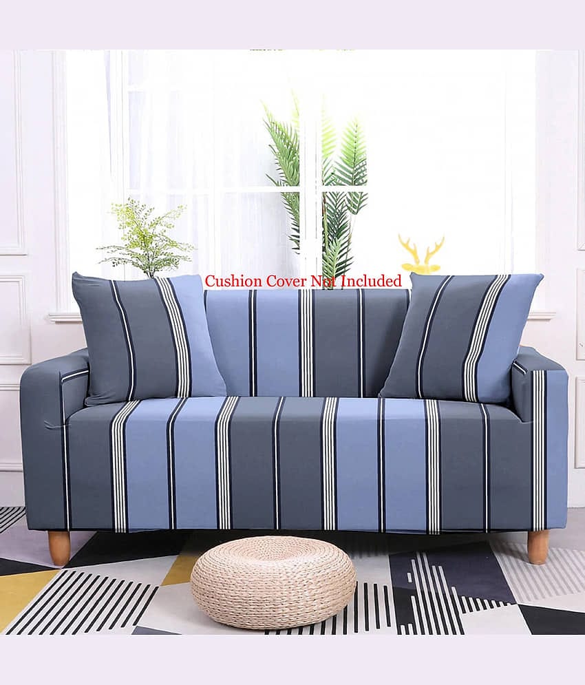 House Of Quirk 3 Seater Polyester Single Sofa Cover Set