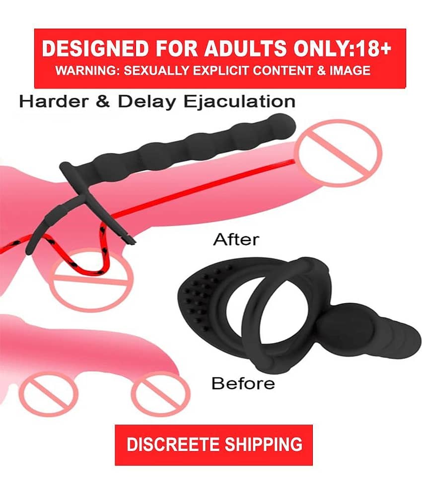 Massage Sexy Double Penetration Penis Ring Strapon Dildo Anal Butt Plug Sex Toys For Women Man Beads Massage Couples Toys Adult Game sexy toy anal sex toys for men sex toys for men