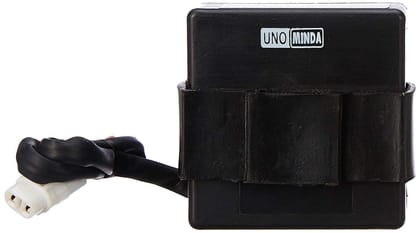 Uno Minda Cd-2011 Cdi - Black Case, 2 Pin White F-Coupler with Wire, 5 Pin & 2 Pin White Coupler for Tvs-Wego